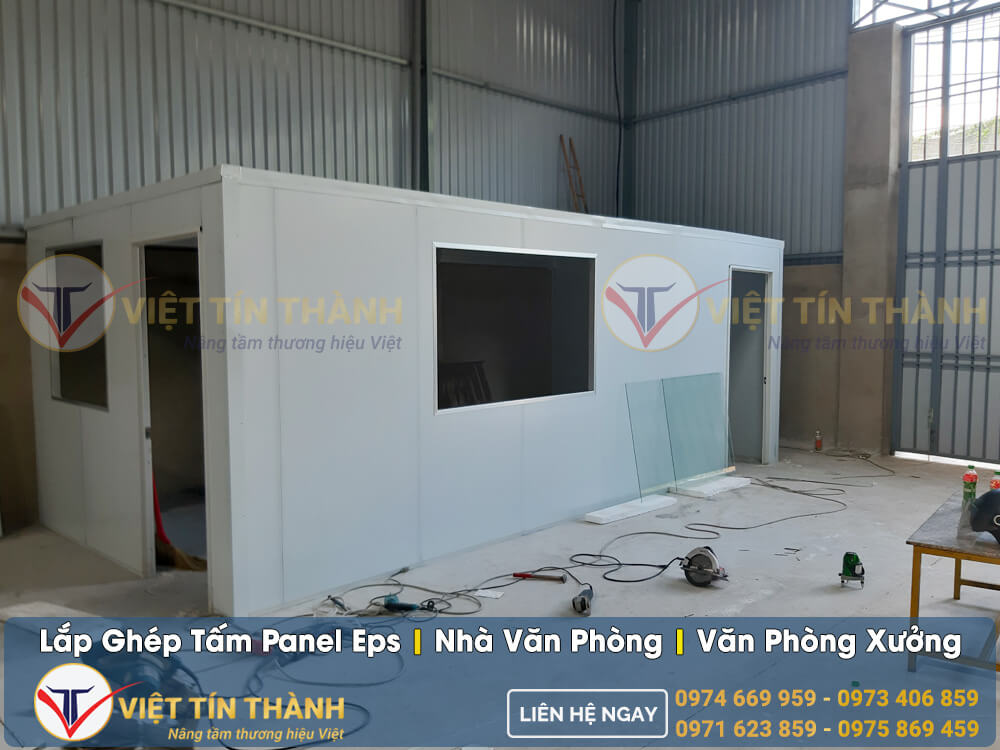 thi công lắp ghép tấm panel eps